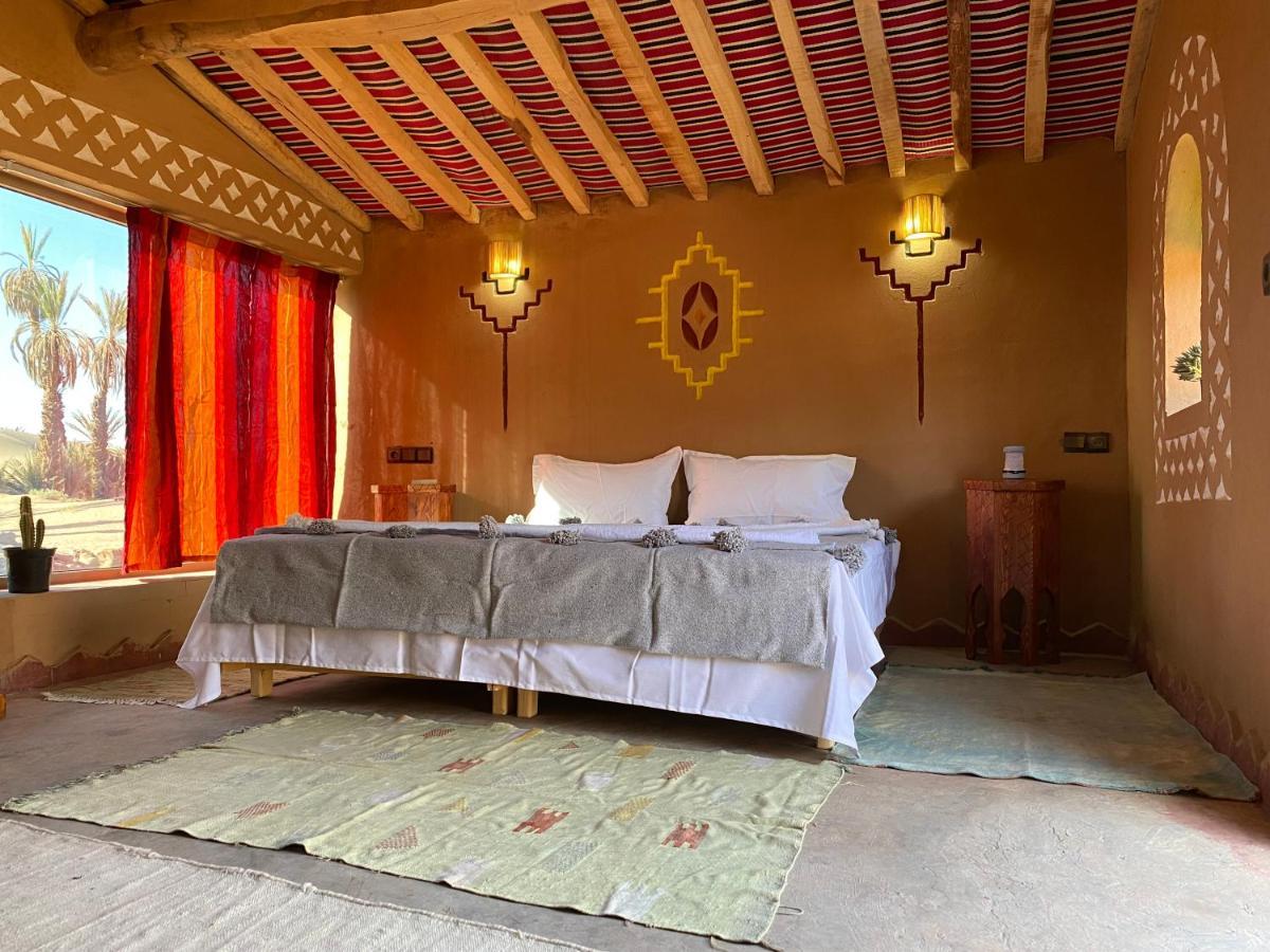 Camp Auberge Sahara Marokko M'Hamid Bagian luar foto