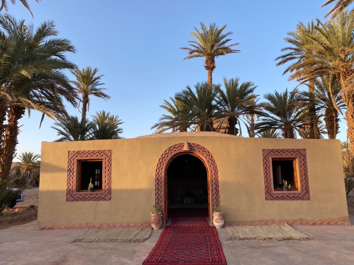 Camp Auberge Sahara Marokko M'Hamid Bagian luar foto