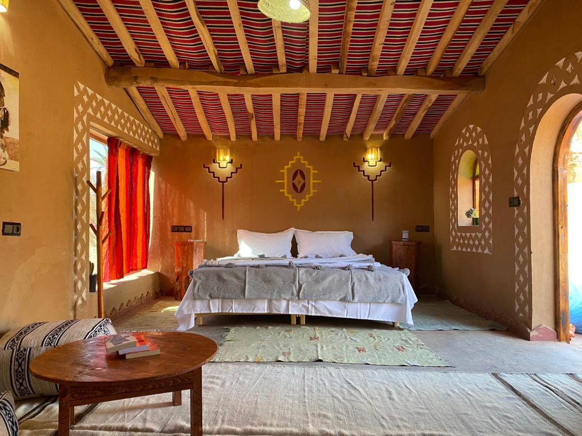 Camp Auberge Sahara Marokko M'Hamid Bagian luar foto