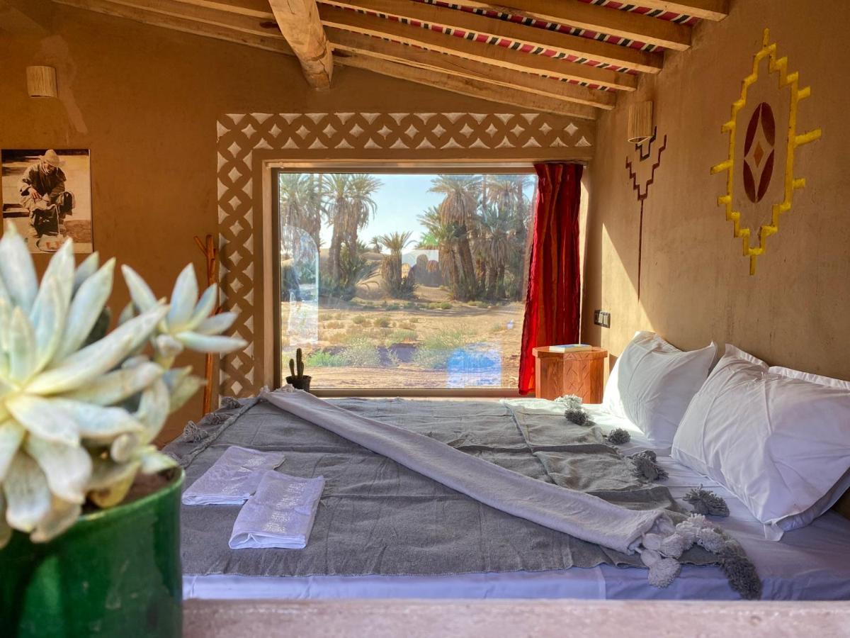 Camp Auberge Sahara Marokko M'Hamid Bagian luar foto