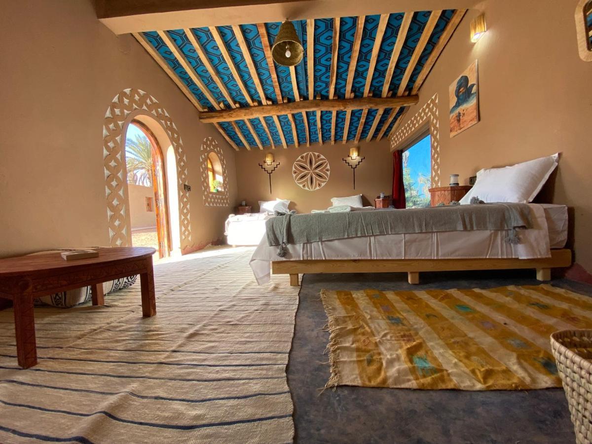 Camp Auberge Sahara Marokko M'Hamid Bagian luar foto