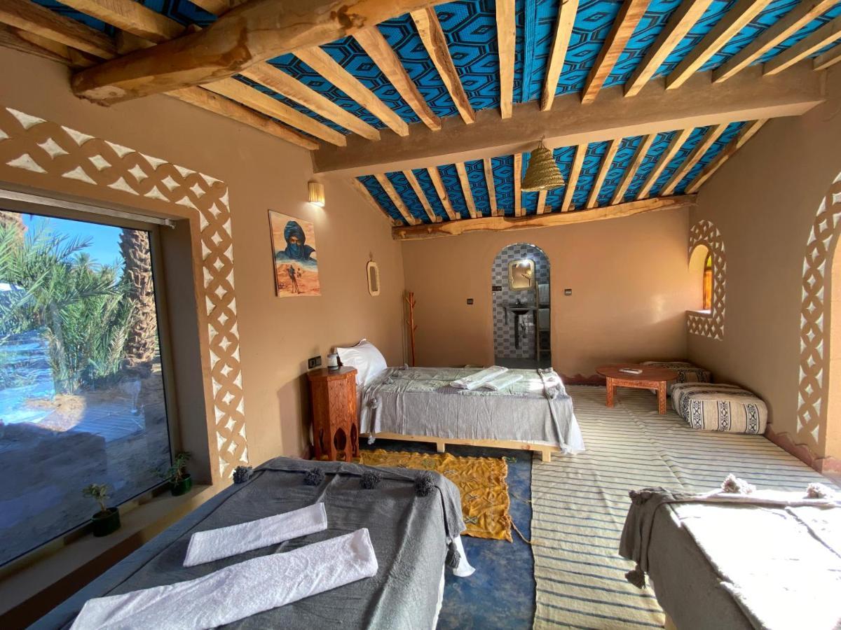 Camp Auberge Sahara Marokko M'Hamid Bagian luar foto