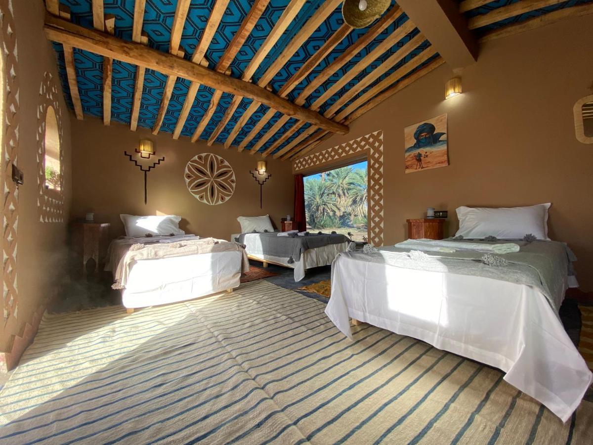 Camp Auberge Sahara Marokko M'Hamid Bagian luar foto
