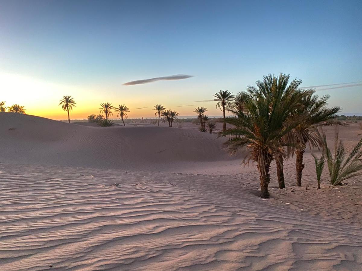 Camp Auberge Sahara Marokko M'Hamid Bagian luar foto