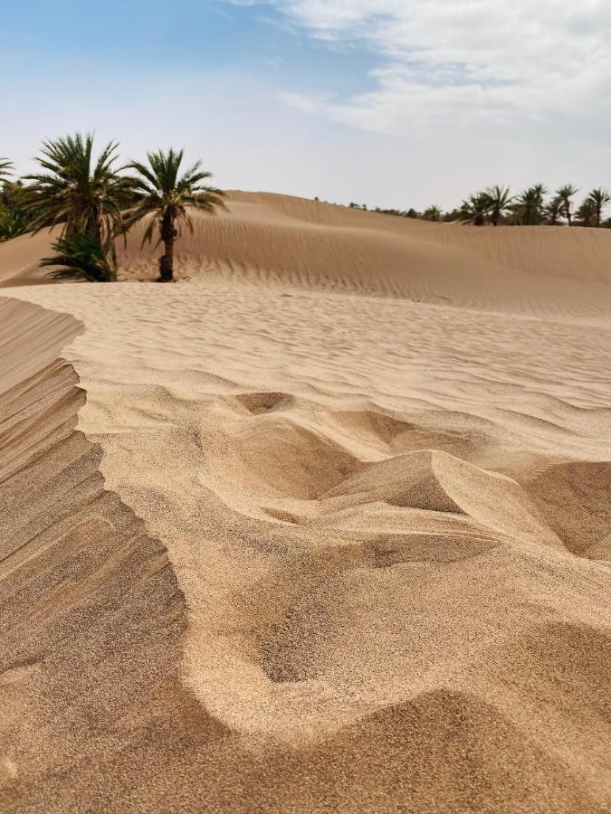 Camp Auberge Sahara Marokko M'Hamid Bagian luar foto