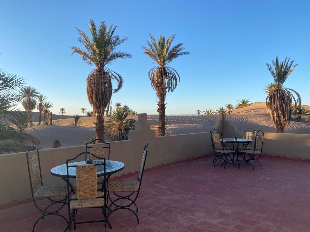 Camp Auberge Sahara Marokko M'Hamid Bagian luar foto