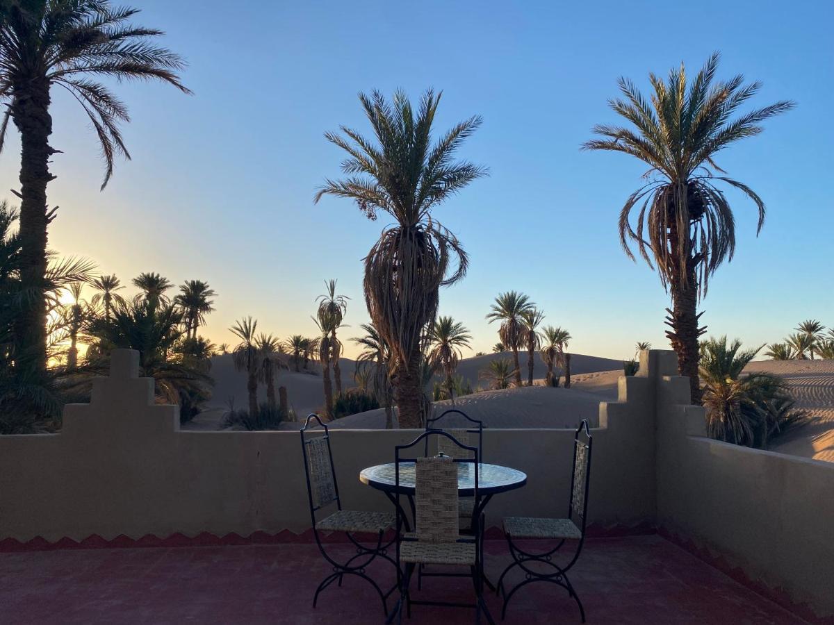 Camp Auberge Sahara Marokko M'Hamid Bagian luar foto