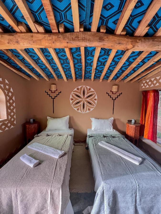 Camp Auberge Sahara Marokko M'Hamid Bagian luar foto