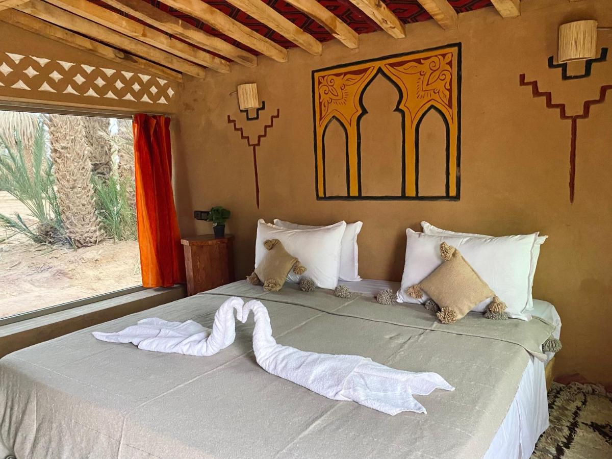 Camp Auberge Sahara Marokko M'Hamid Bagian luar foto