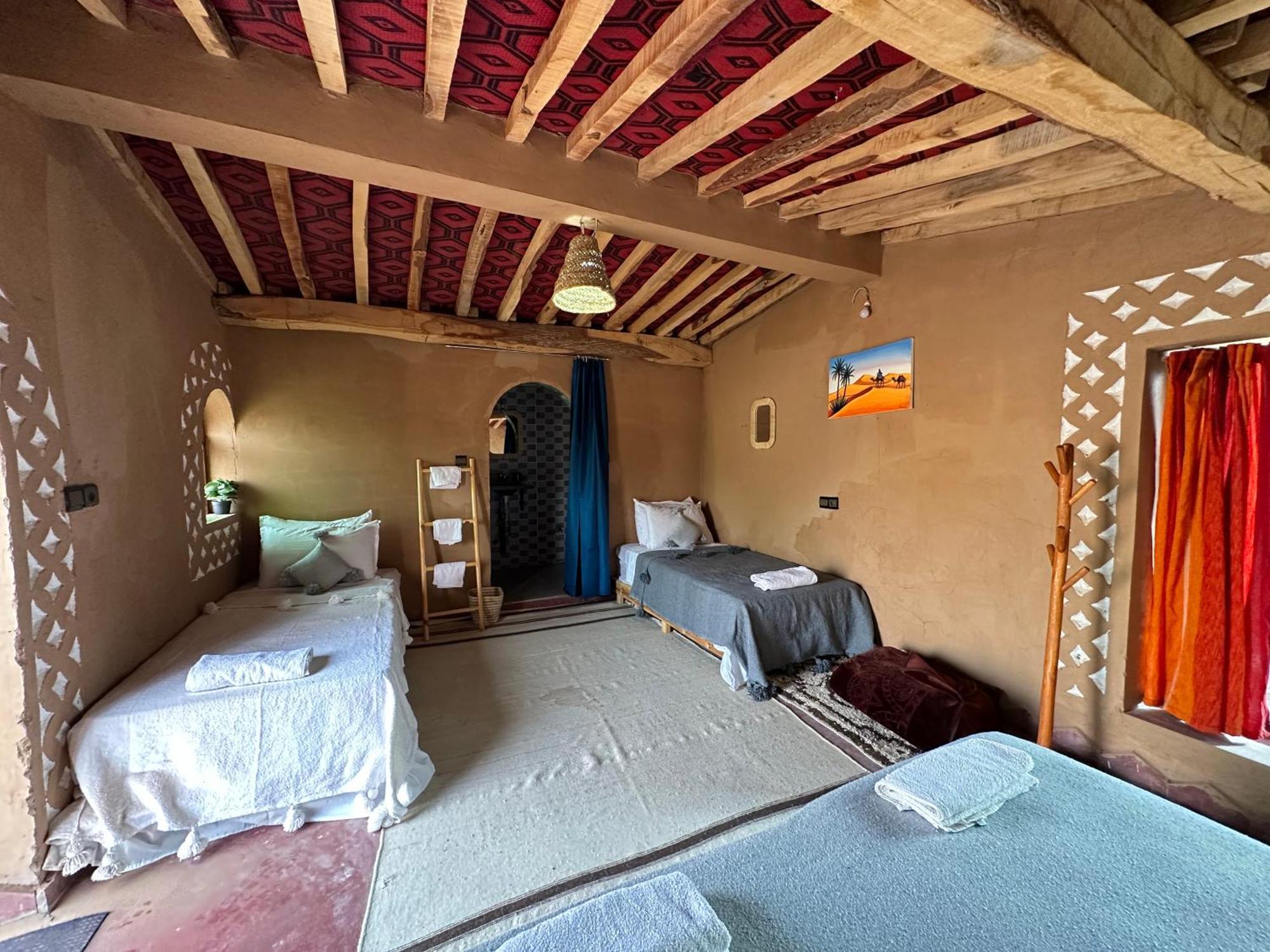 Camp Auberge Sahara Marokko M'Hamid Bagian luar foto