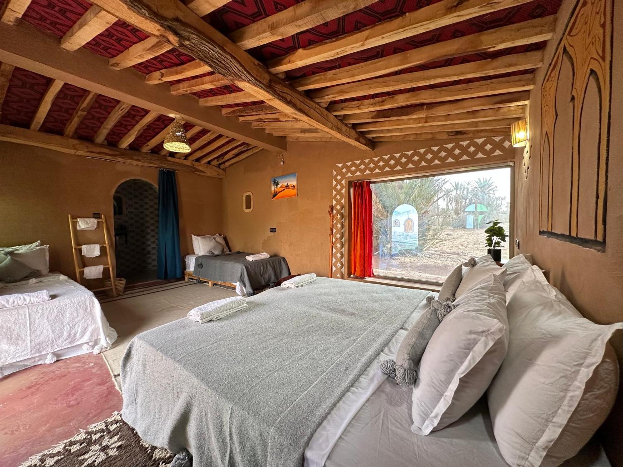 Camp Auberge Sahara Marokko M'Hamid Bagian luar foto